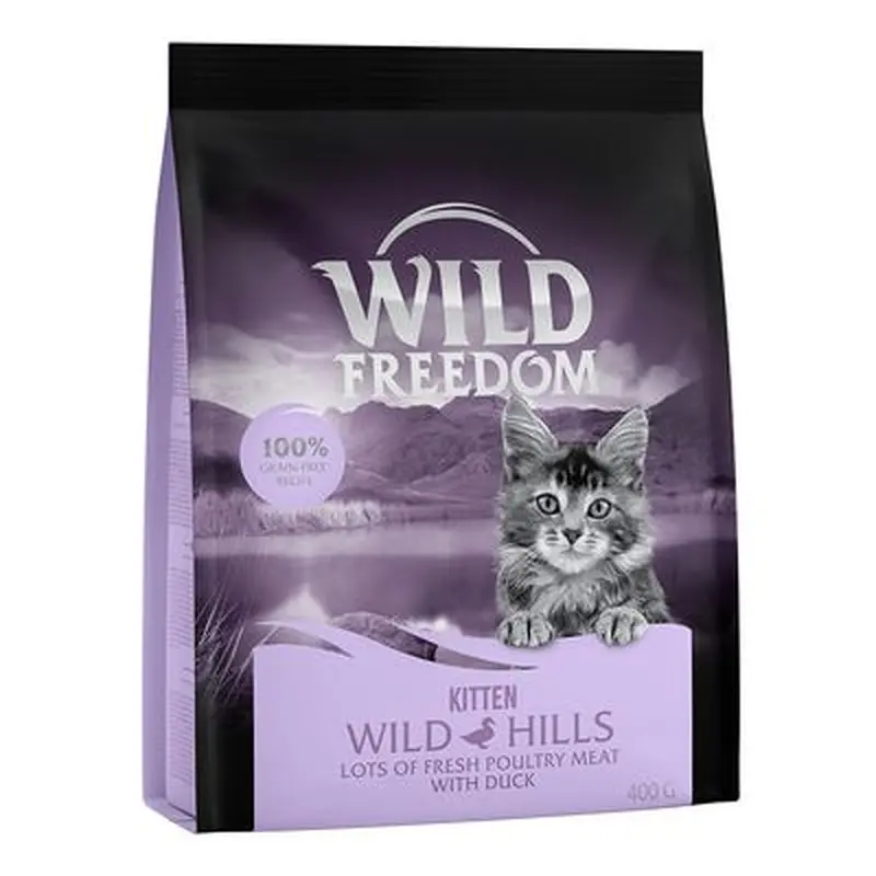 Wild Freedom Kitten \"Wild Hills\" Duck - Grain-Free - 6.5kg