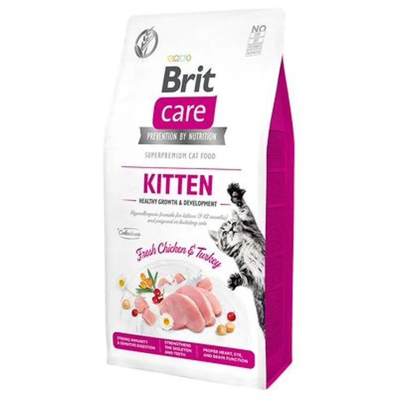 Brit Care Grain-Free Kitten Healthy Growth & Development - Economy package: 2 x 7 kg