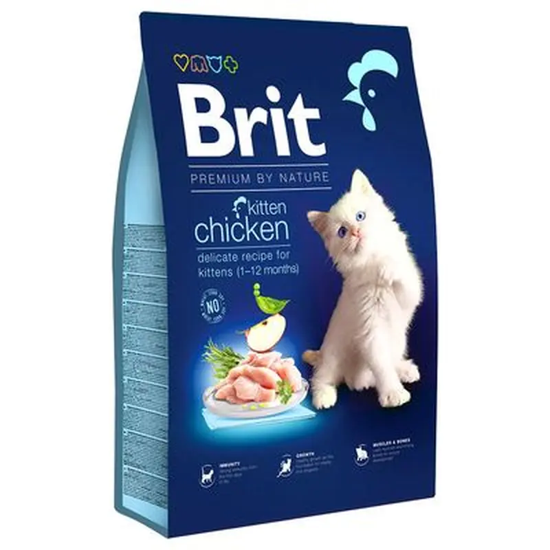 Brit Premium by Nature Cat Kitten Chicken - 8kg