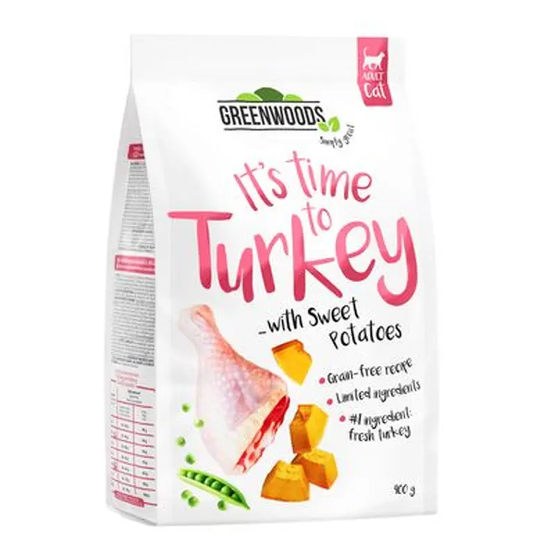 Greenwoods Turkey with Sweet Potatoes, Peas & Pumpkin - 3kg