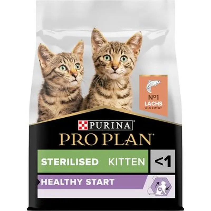 PURINA PRO PLAN Sterilised Kitten Healthy Start Salmon - 3 kg