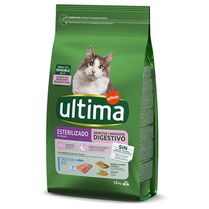 Ultima Cat Sterilised Sensitive - Trout - 1.5kg