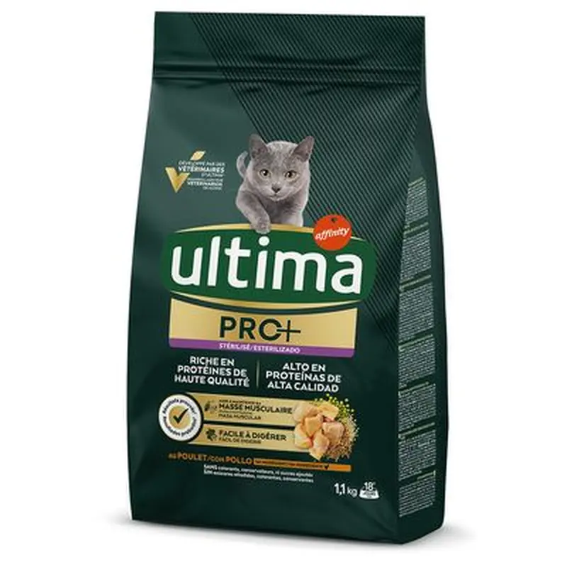Ultima Cat PRO+ Sterilised - Chicken - 1.1kg