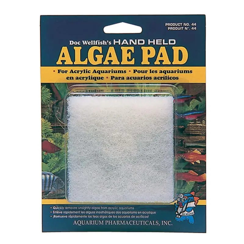 API Doc Wellfish's Hand Held Algae Pad For Acrylic