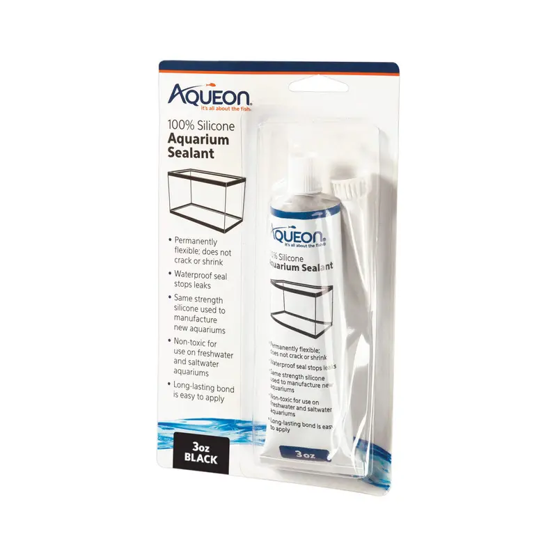 Aqueon Aquarium Silicone Sealant Black 3 Ounces