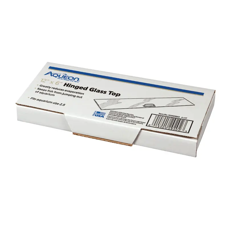 Aqueon Glass Tops 12 x 6 Inches 2.5 Gal