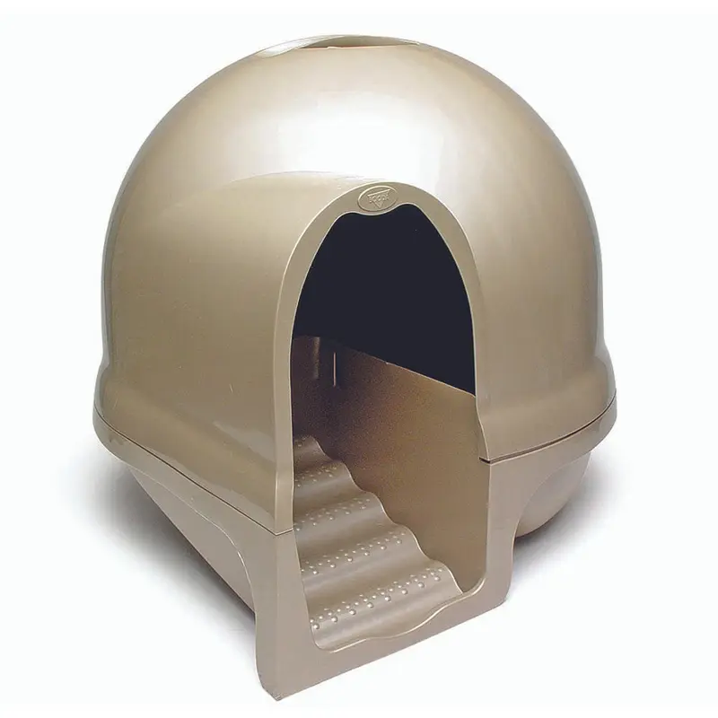 Booda Dome Cleanstep Cat Litter Box Titanium LG