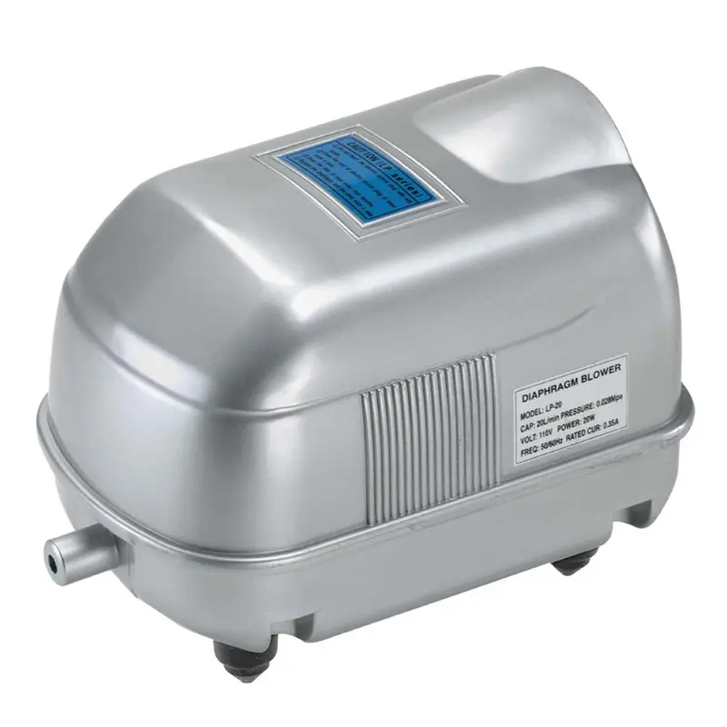 Danner Oxy-Flow AP-40 High Volume Aquarium Air Pump Silver