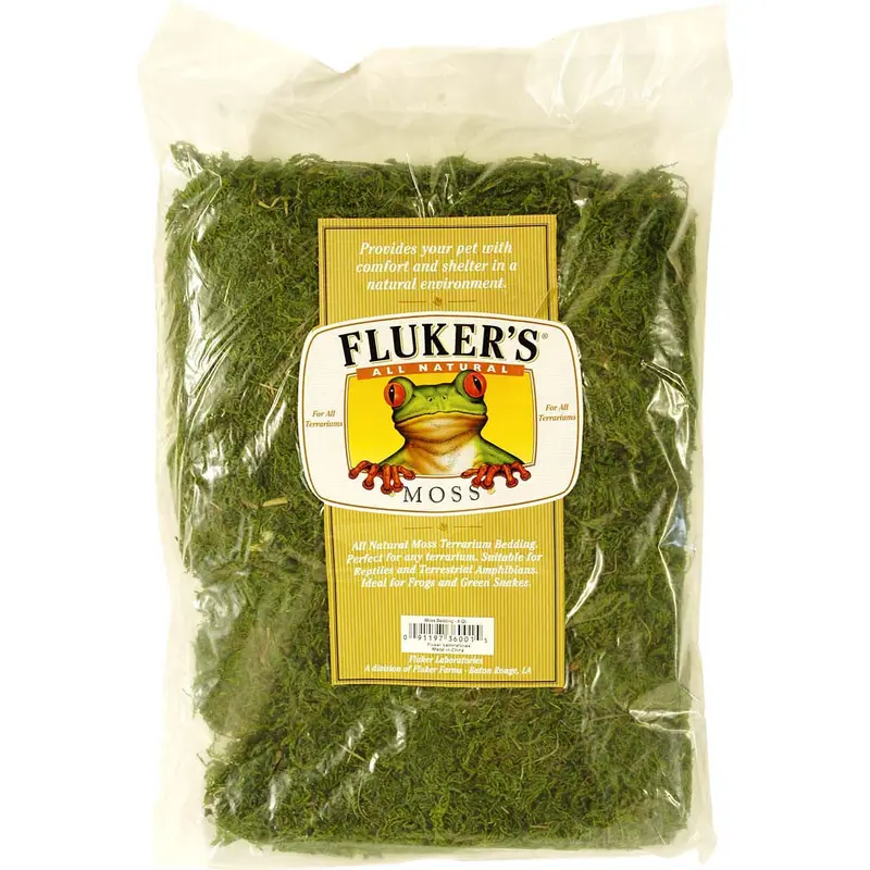 Fluker's All Natural Moss Bedding Substrate Green 4qt SM