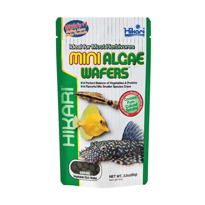 Hikari Algae Wafers Sinking Wafer Fish Food 2.2 lb Mini