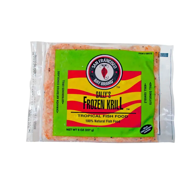 San Francisco Krill Frozen Fish Food 8 oz SD-5