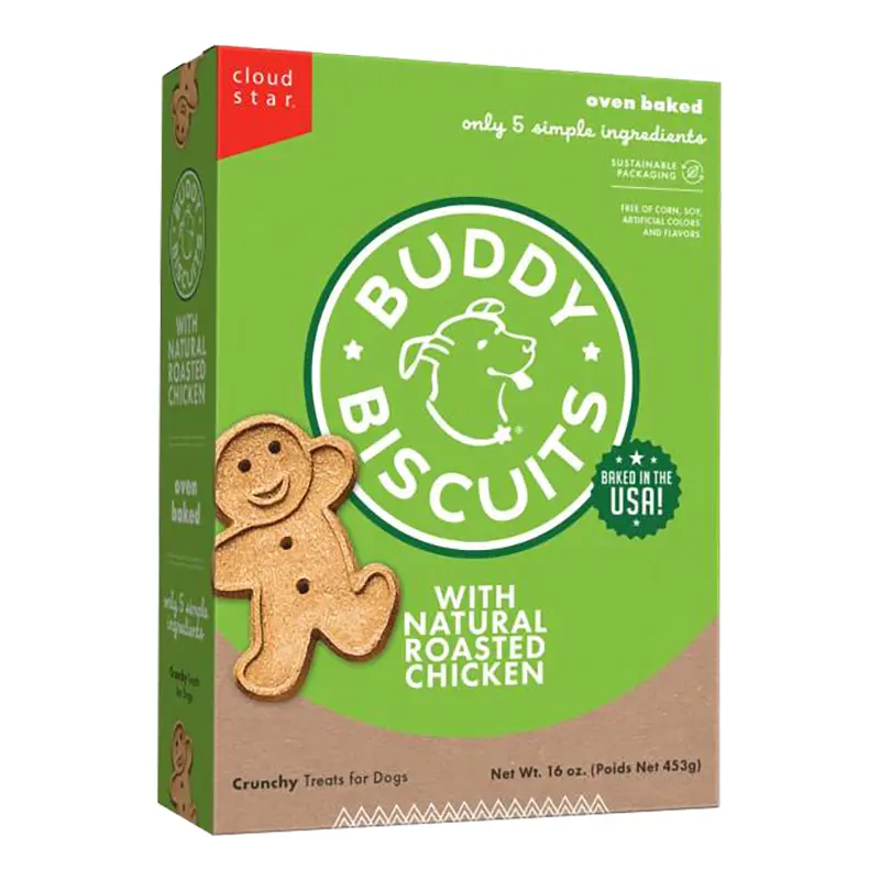 Cloud Star Original Buddy Biscuits Roasted Chicken 16 oz. 