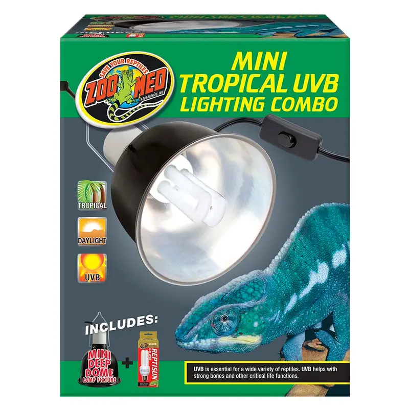 Zoo Med Mini Tropical UVB Lighting Combo