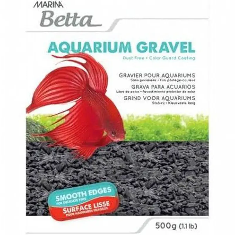 Marina Betta Epoxy Gravel, Black 12396