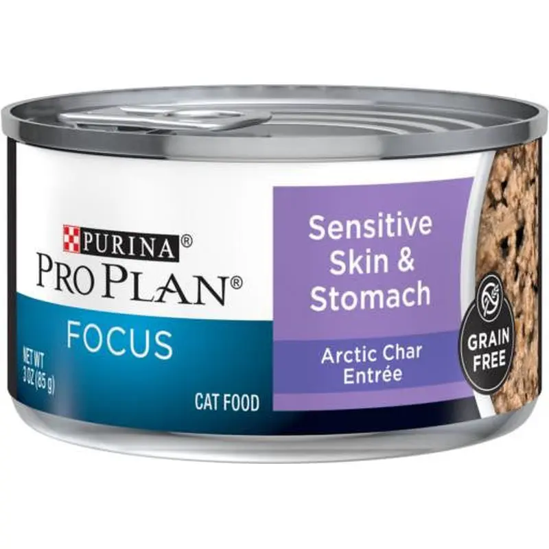 Pro Plan Grain Free Sensitive Skin/Stomach Arctic Char Cat 24/3Z 