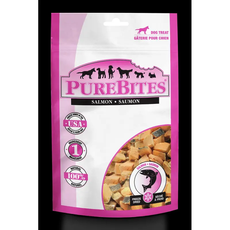 Pure Bites Salmon Freeze Dried Treats, 2.47oz 