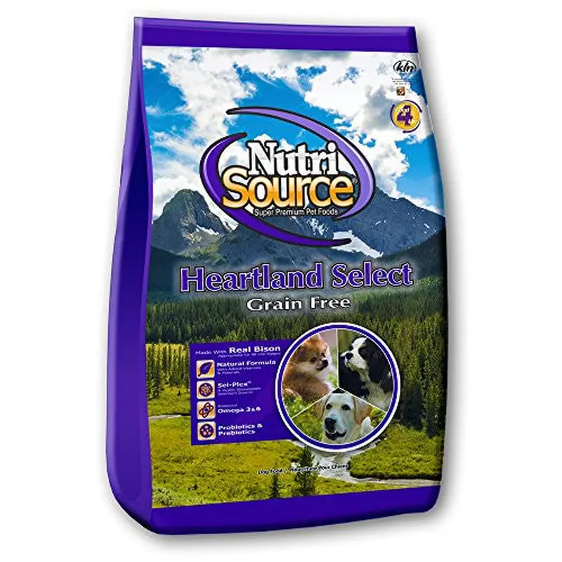 Tuffy Nutrisource Rice Heartland Select Bison Dry Dog Food 5 Lb C=8