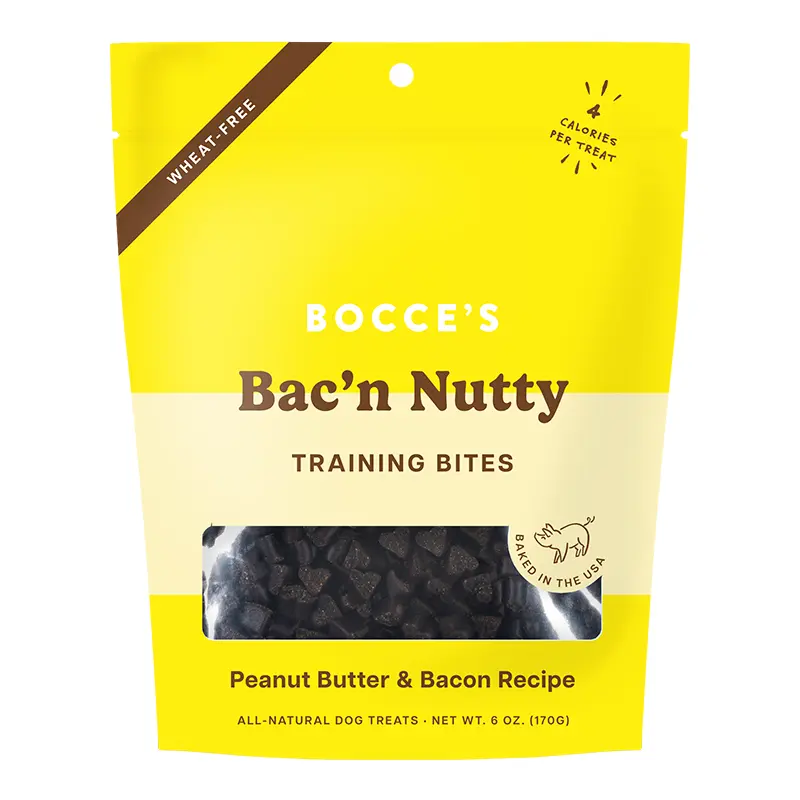 Bocces Dog Train Bacon Nutty 6oz