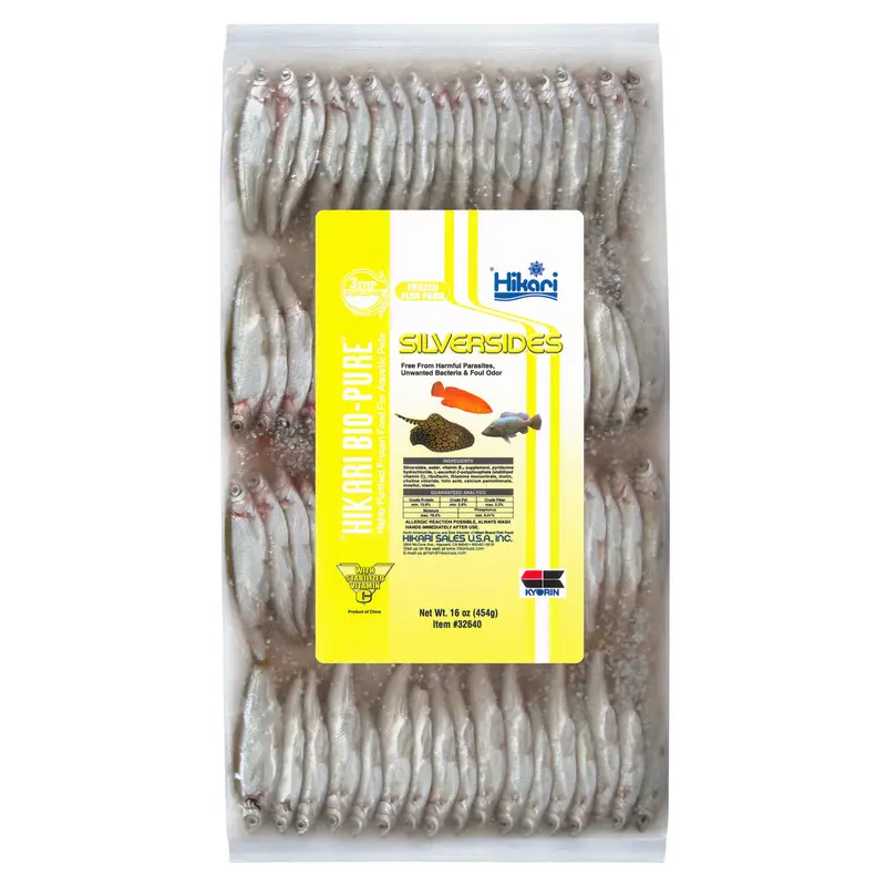 Hikari Silversides Frozen Fish Food 12 oz  SD-5