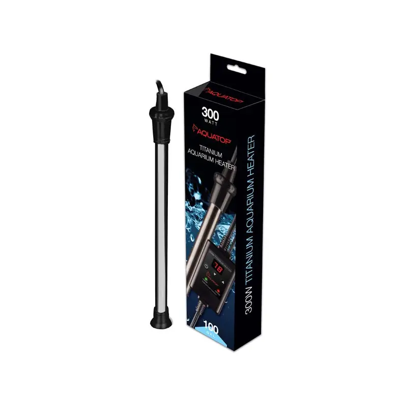 Aquatop Submersible Titanium Aquarium Heater & External Thermostat 300 Watt