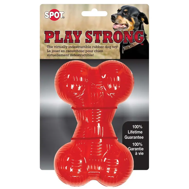 Spot Play Strong Bone Dog Toy 6.5in LG