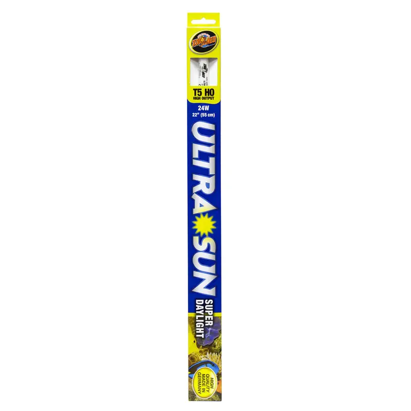 Zoo Med Ultra Sun Super Daylight T5 HO Lamp White 22 in (DD)