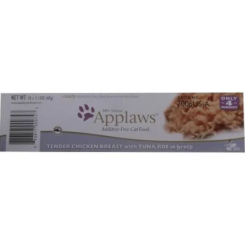Applaws Cat Chicken & Tuna Peel Top Dish 10 2.12oz