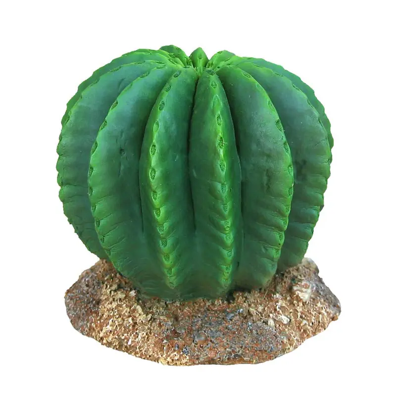 Weco Wecorama Badlands Golden Barrel Cactus Terrarium Ornament Brown, Green 3 in