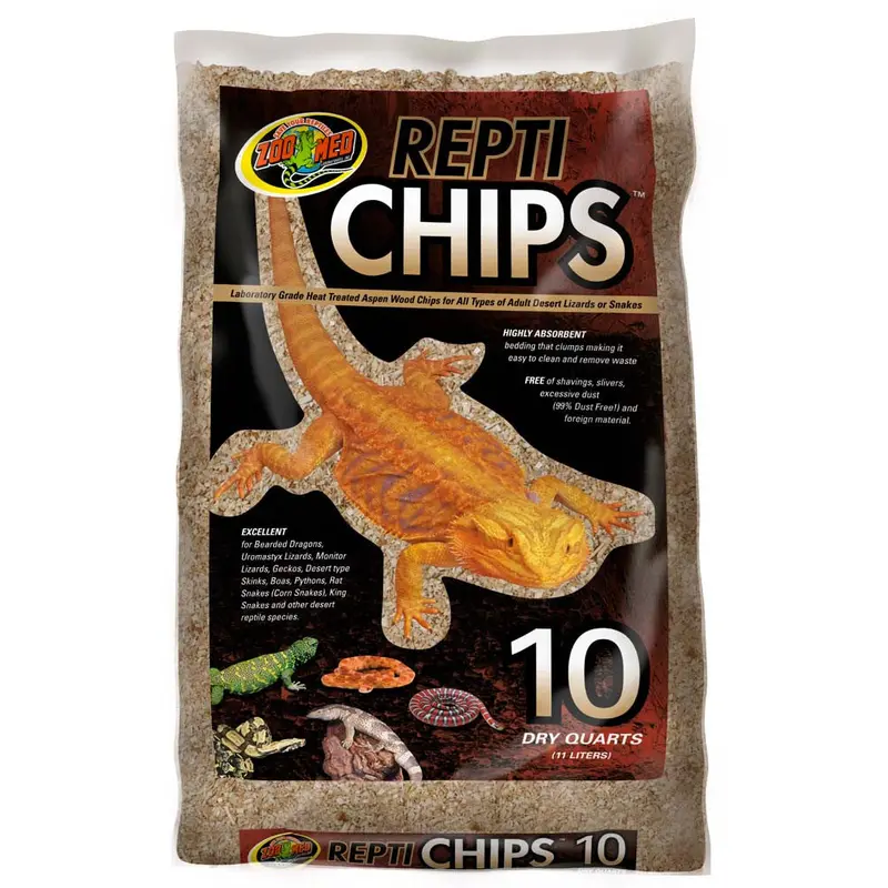 Zoo Med Repti Chips Substrate Brown 10 qt
