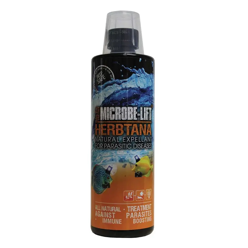 Microbe-Lift Herbtana Expellant Salt & Freshwater Parasitic Medication 16 fl. oz