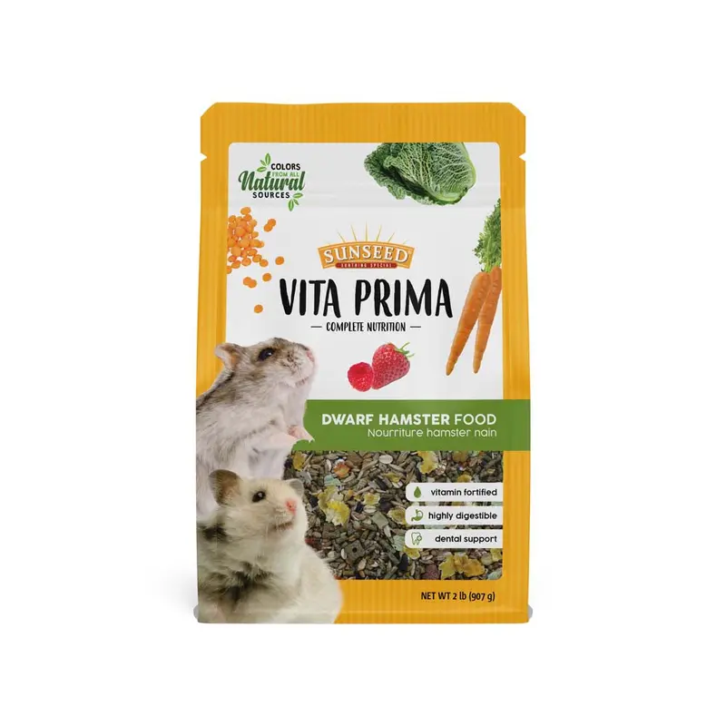 Sun Seed Vita Prima Dwarf Hamster Dry Food 2 lb