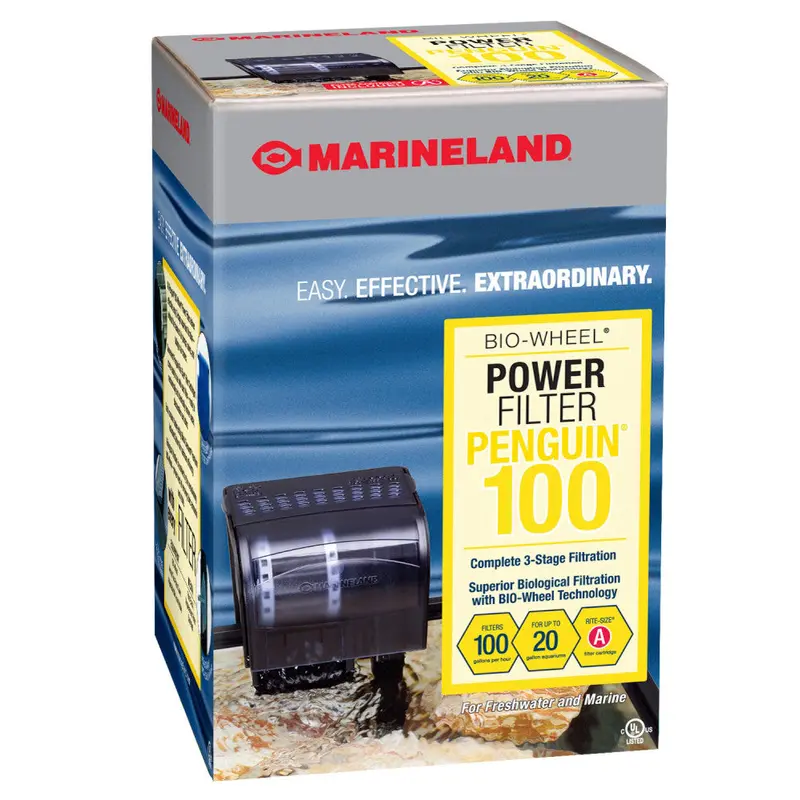 Marineland Penguin 100 Power Filter Black 100 GPH