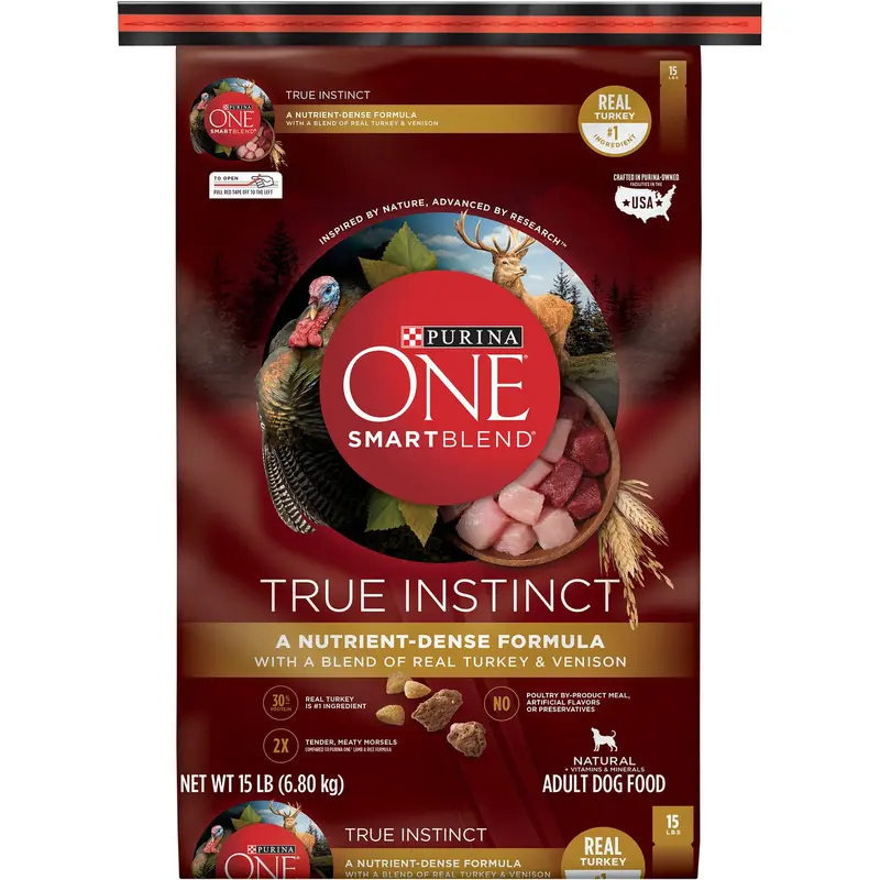 Purina One Smartblend True Instinct With Real Turkey & Venison 15lb 