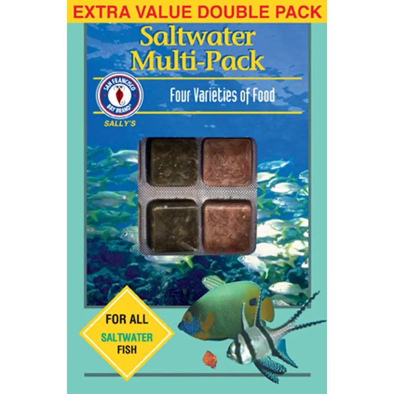 San Francisco Saltwater Multipack Frozen Fish Food 7 oz SD-5