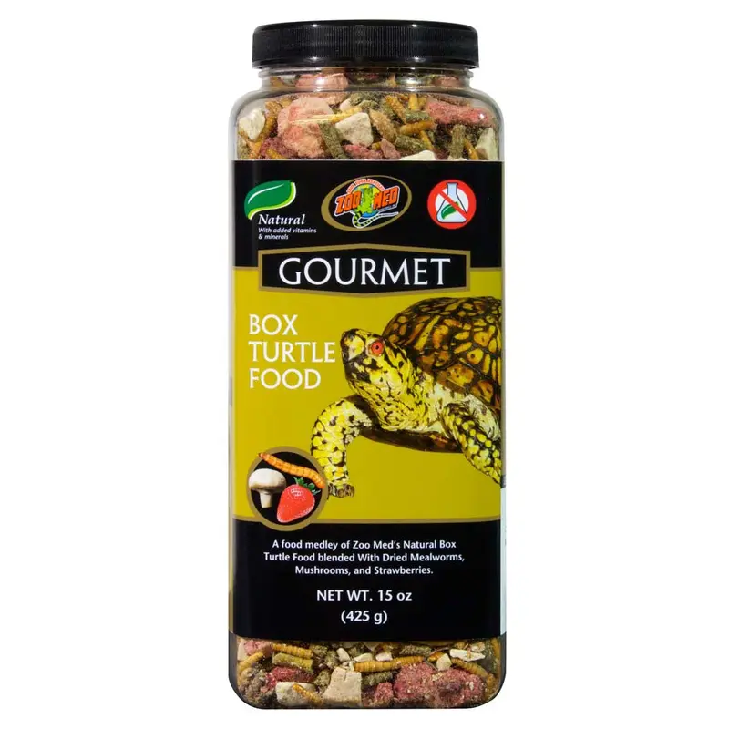 Zoo Med Gourmet Box Turtle Dry Food 15 oz
