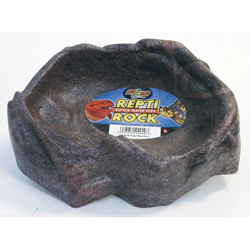 Zoo Med Repti Rock Water Dish Assorted LG