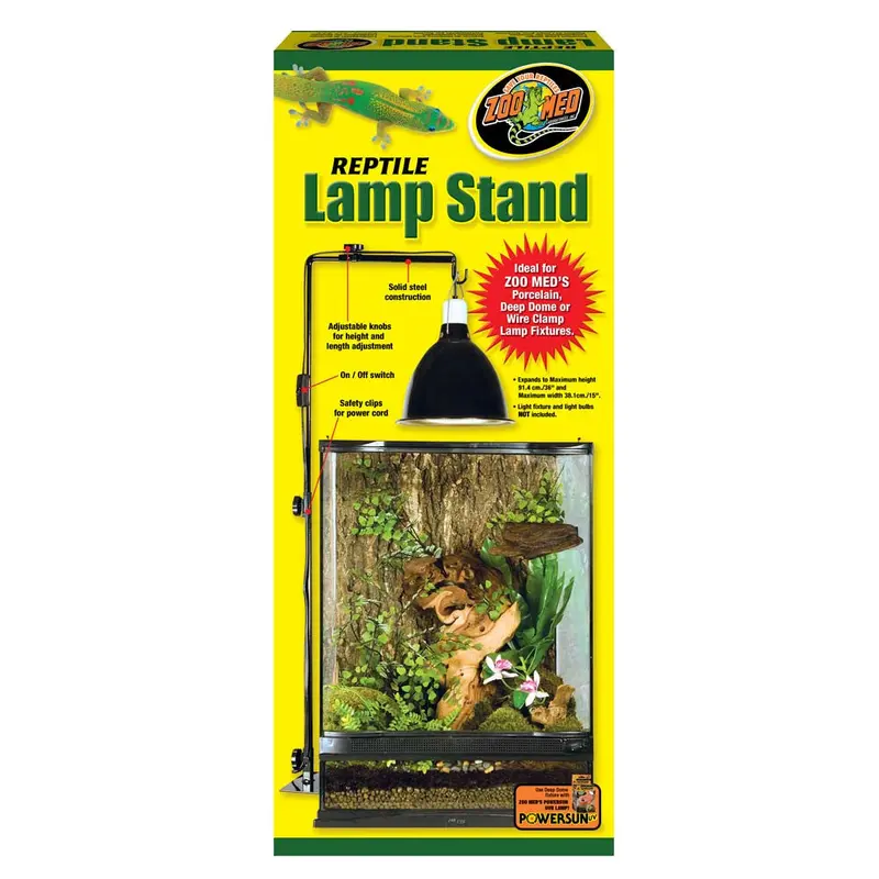 Zoo Med Reptile Lamp Stand Black LG