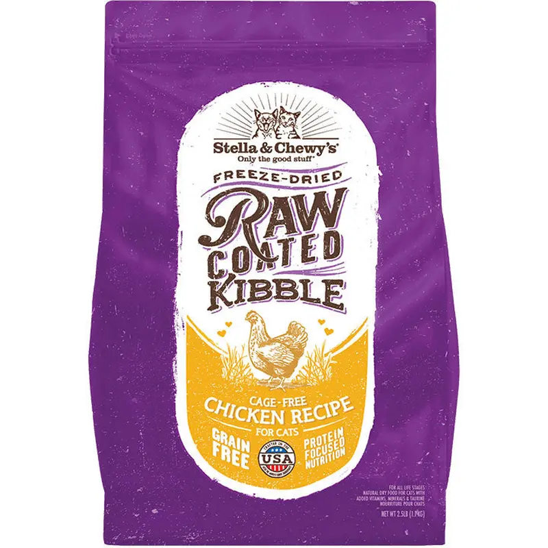 Stella & Chewy's Cat Raw Coated Chicken 5lb 