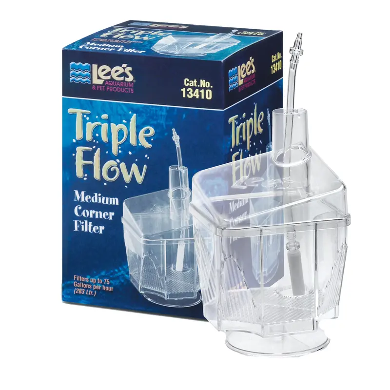 Lees Triple-Flow Corner Filter Clear MD