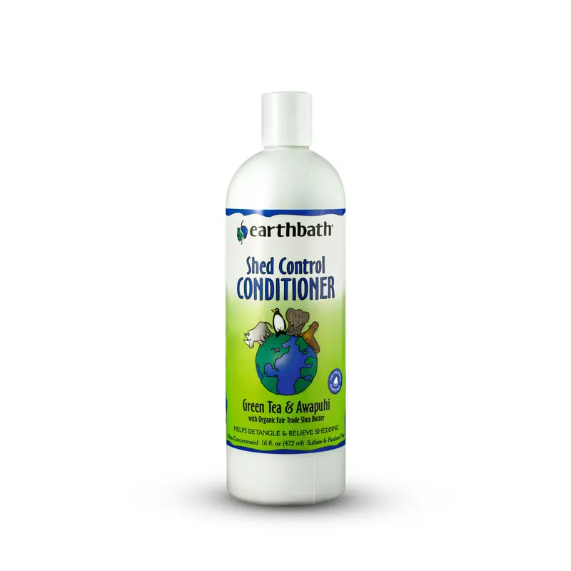 Earthbath Shed Control Conditioner, Green Tea & Awapuhi 16oz
