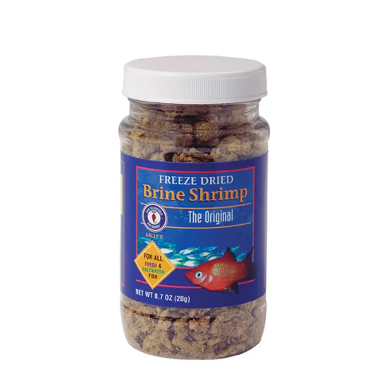 San Francisco Brine Shrimp Freeze Dried Fish Food 0.7 oz