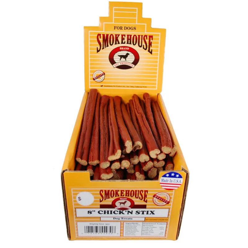 Smokehouse USA Made Chicken Stix Dog Treats 8 in 60 ct