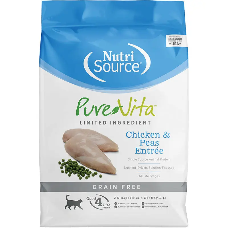 NutriSource Pure Vita Grain Free Chicken Cat 15 lb 