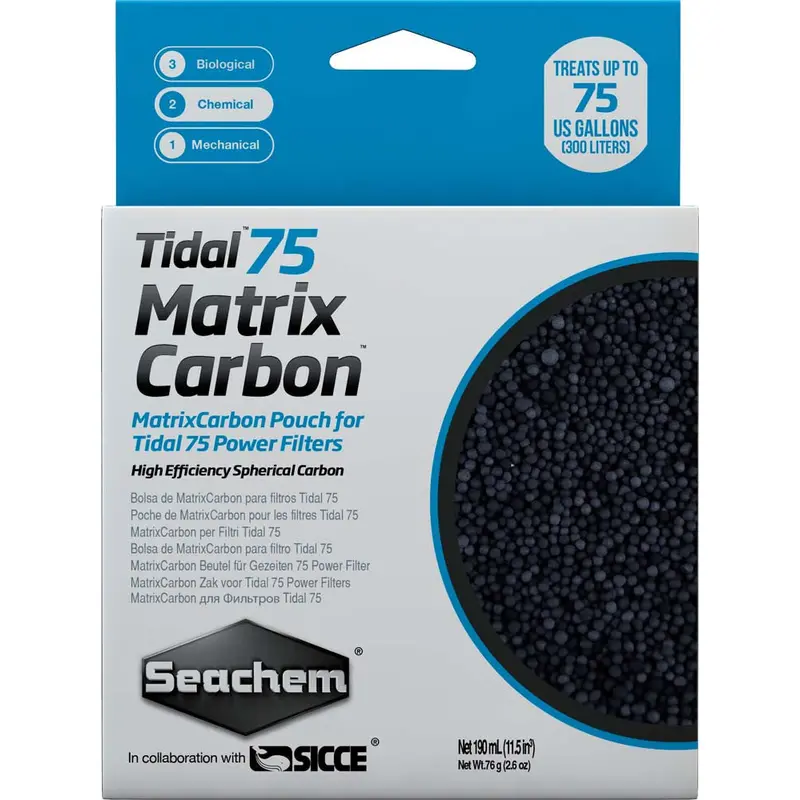 Seachem Tidal Matrix Activated Carbon Media 190 ml