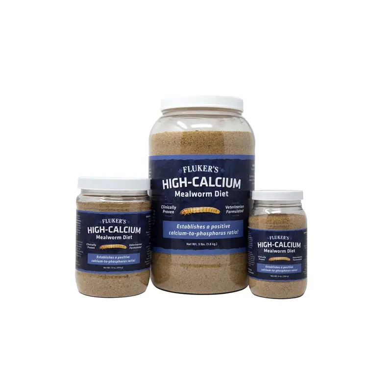 Fluker's High-Calcium Mealworm Diet Supplement 12 oz