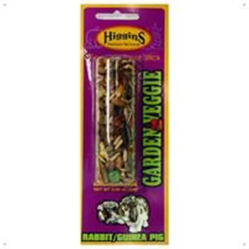 Higgins Sunburst Treat Sticks Garden Veggies Rabbit Guinea & Chinchilla 2.5 oz