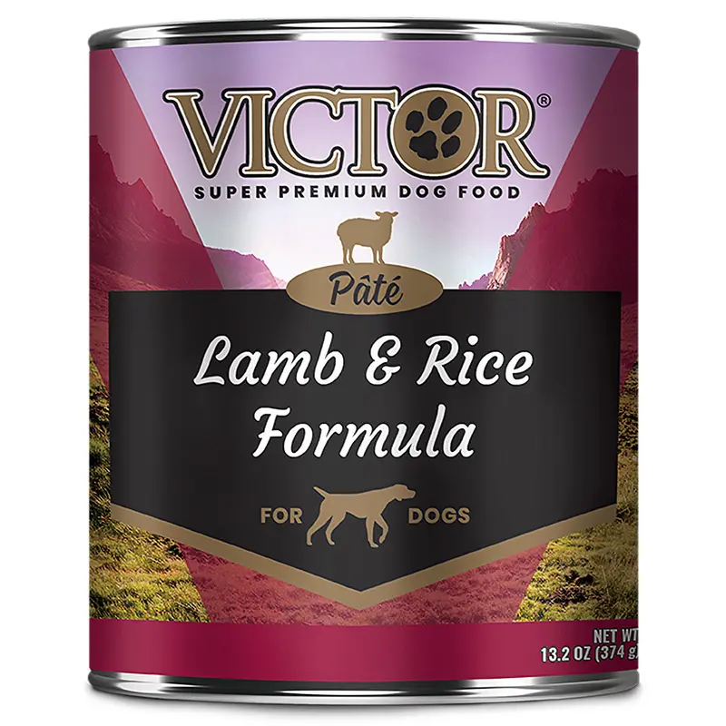 Victor Super Premium Dog Food Wet Dog Food Lamb & Rice Pate 13.2oz