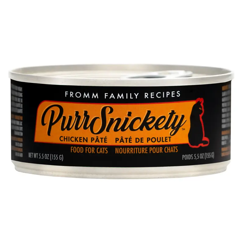 Fromm PurrSnickety Chicken Pate Canned Cat Food 5.5 oz