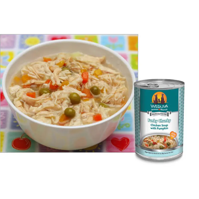 Weruva Funky Chunky Chicken Soup with Pumpkin 14oz