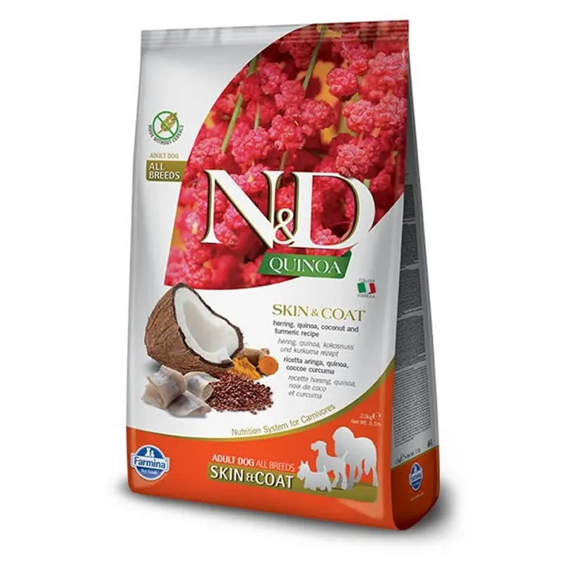 Farmina Natural & Delicious N&d Quin/hrng Sk&ct Dog 15.4lb010114 